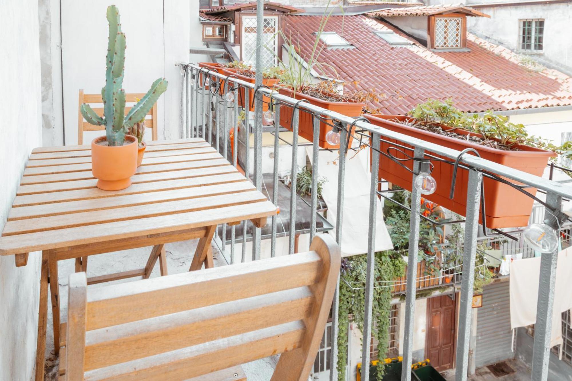 Mercanti Modern Flat - Balcony - Torino Centro エクステリア 写真